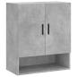 Preview: Wandschrank Betongrau 60x31x70 cm Holzwerkstoff