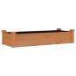 Preview: Hochbeet mit Einsatz Braun 120x45x25 cm Massivholz Tanne