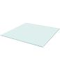 Preview: Tischplatte aus gehärtetem Glas quadratisch 800x800 mm