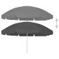 Preview: Strandschirm Anthrazit 240 cm