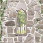 Preview: ARDEBO.de - Gartenspiegel Sand 70x30 cm Eisen