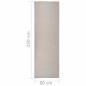 Preview: Outdoor-Teppich Flachgewebe 80x250 cm Hellgrau