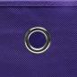 Preview: Aufbewahrungsboxen mit Deckeln 10 Stk. Lila 32x32x32 cm Stoff