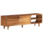 Preview: ARDEBO.de - TV-Schrank Massivholz Akazie Honigfarbenes Finish 140x30x40 cm