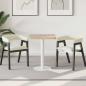 Preview: ARDEBO.de - Bistrotisch Hellbraun 60x60 cm MDF