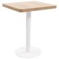 Preview: Bistrotisch Hellbraun 60x60 cm MDF