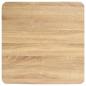 Preview: Bistrotisch Hellbraun 60x60 cm MDF