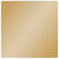 Preview: Regenbrause Edelstahl 50x50 cm Quadrat Golden