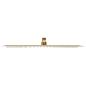 Preview: Regenbrause Edelstahl 50x50 cm Quadrat Golden