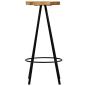Preview: Barhocker 2 Stk. Massivholz Mango