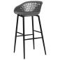 Preview: Barhocker 2 Stk. Grau