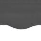 Preview: Ersatzstoff für Markise Anthrazit 600x350 cm Polyester