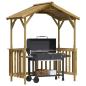 Preview: Grillpavillon Kiefernholz Imprägniert 163,5x93x210 cm