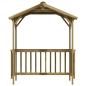 Preview: Grillpavillon Kiefernholz Imprägniert 163,5x93x210 cm