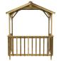Preview: Grillpavillon Kiefernholz Imprägniert 163,5x93x210 cm