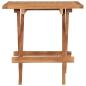 Preview: Klappbarer Gartentisch 50x50x50 cm Teak Massivholz