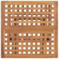 Preview: Klappbarer Gartentisch 50x50x50 cm Teak Massivholz