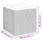 Preview: Pflanzkübel Schwarz 40x40x40 cm Poly Rattan