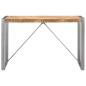 Preview: Esstisch 120x60x75 cm Raues Mango-Massivholz