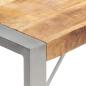 Preview: Esstisch 120x60x75 cm Raues Mango-Massivholz