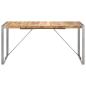Preview: Esstisch 160x80x75 cm Raues Mango-Massivholz