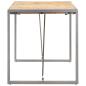 Preview: Esstisch 160x80x75 cm Raues Mango-Massivholz