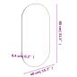 Preview: Spiegel 80x40 cm Glas