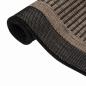 Preview: Outdoor-Teppich Flachgewebe 80x150 cm Dunkelbraun