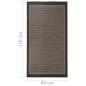 Preview: Outdoor-Teppich Flachgewebe 80x150 cm Dunkelbraun