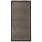Preview: ARDEBO.de - Outdoor-Teppich Flachgewebe 100x200 cm Dunkelbraun