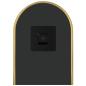 Preview: Wandspiegel Golden 40x15 cm Oval