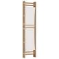 Preview: 3-tlg. Paravent Faltbar 120 cm Bambus und Canvas