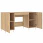 Preview: Schreibtisch Sonoma-Eiche 140x50x75 cm Holzwerkstoff