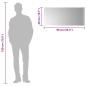 Preview: LED-Badspiegel 90x40 cm