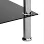 Preview: Beistelltisch Transparent 45x50x45 cm Hartglas