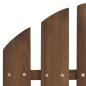 Preview: Adirondack-Gartenbank 2-Sitzer mit Fu?teil Tannenholz Braun