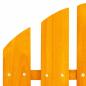 Preview: Adirondack-Gartenbank 2-Sitzer mit Fu?teil Tannenholz Orange