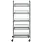 Preview: K?chenwagen 5 Etagen Grau 46x26x105 cm Eisen
