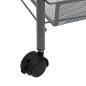 Preview: K?chenwagen 5 Etagen Grau 46x26x105 cm Eisen
