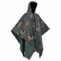 Preview: Wasserdichter Armee-Regenponcho für Camping/Wandern Tarnung