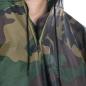 Preview: Wasserdichter Armee-Regenponcho für Camping/Wandern Tarnung