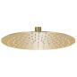 Preview: ARDEBO.de - Regenbrause Edelstahl 25 cm Rund Golden
