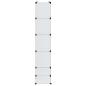 Preview: Modularer Schrank mit 18 Fächern Weiß 37x146x180,5 cm