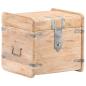 Preview: ARDEBO.de - Truhe 40x40x40 cm Akazie Massivholz