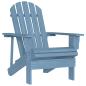 Preview: ARDEBO.de - Adirondack-Gartenstuhl Massivholz Tanne Blau