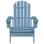 Preview: Adirondack-Gartenstuhl Massivholz Tanne Blau