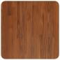 Preview: Tischplatte Quadratisch Dunkelbraun 40x40x2,5cm Eiche Behandelt