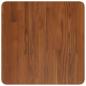 Preview: Tischplatte Quadratisch Dunkelbraun 50x50x4cm Behandelte Eiche