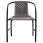 Preview: Gartenst?hle 8 Stk. Rattan-Optik Kunststoff und Stahl 110 kg