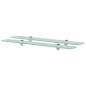 Preview: ARDEBO.de - Schweberegale 2 Stk. Glas 70x10 cm 8 mm
